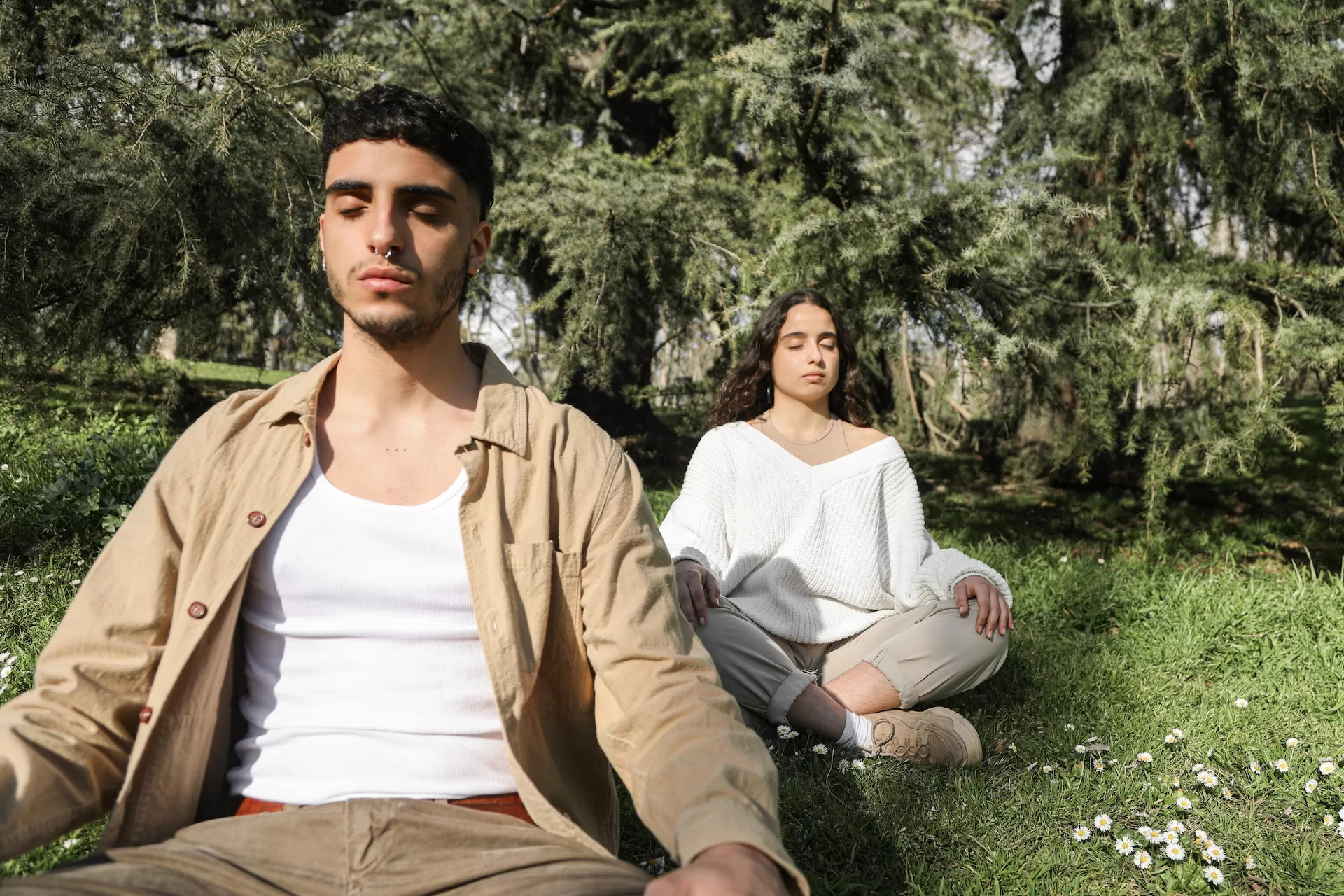 Photo by Cup of Couple: Practicing Pratyahara in Sukhasana